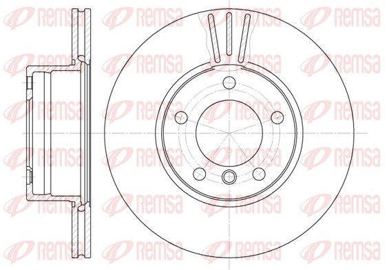 Brake Disc - 6514.10 REMSA