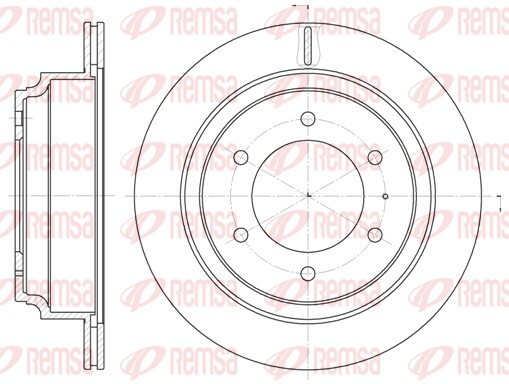 Brake Disc - 6515.10 REMSA