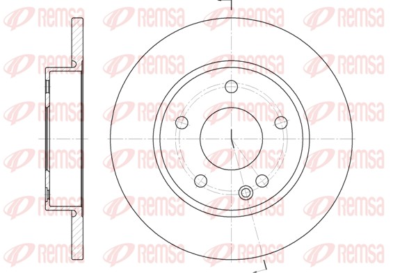 Brake Disc - 6526.00 REMSA