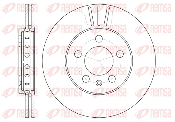 Brake Disc - 6545.10 REMSA