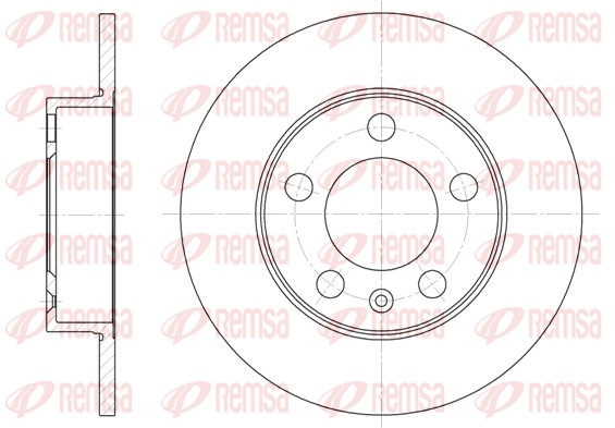 Brake Disc - 6547.00 REMSA