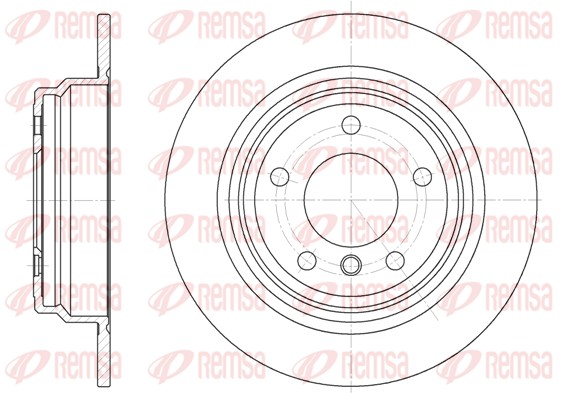 Brake Disc - 6554.00 REMSA