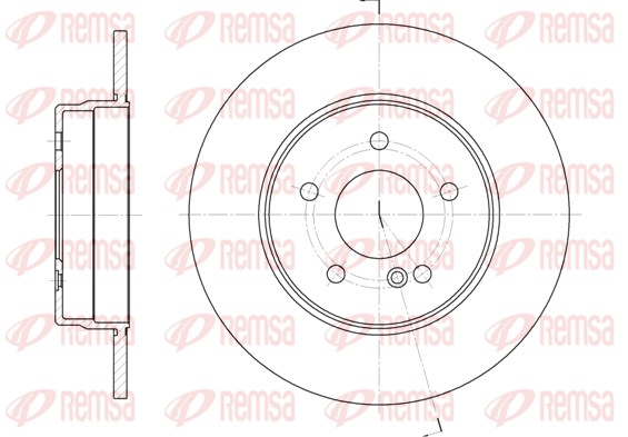 Brake Disc - 6555.00 REMSA
