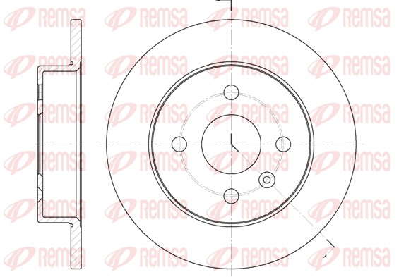 Brake Disc - 6570.00 REMSA