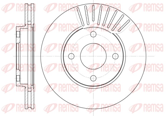 Brake Disc - 6575.10 REMSA