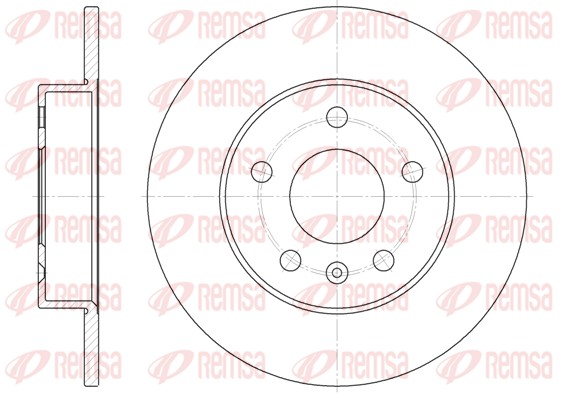 Brake Disc - 6578.00 REMSA