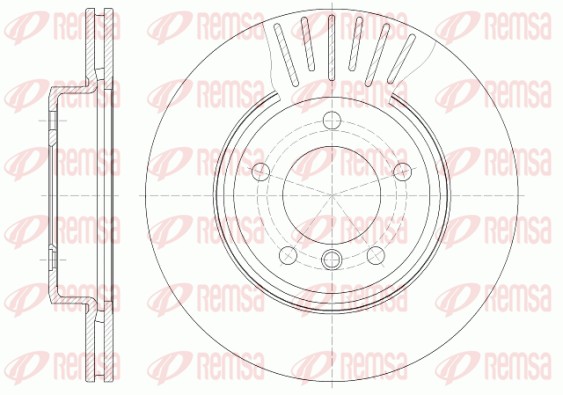 Brake Disc - 6589.10 REMSA