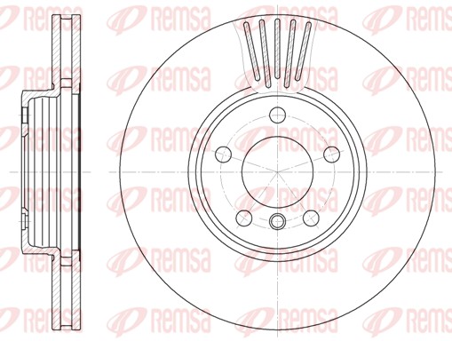 Brake Disc - 6600.10 REMSA