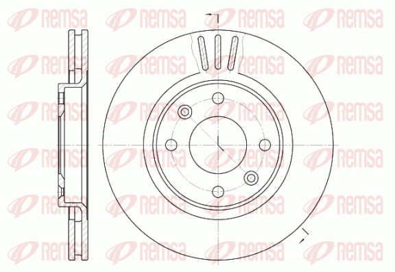 Brake Disc - 6603.10 REMSA