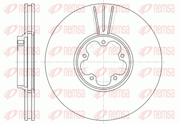 Brake Disc - 6608.10 REMSA