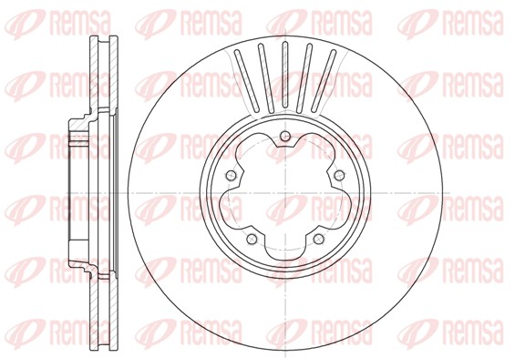 Brake Disc - 6609.10 REMSA