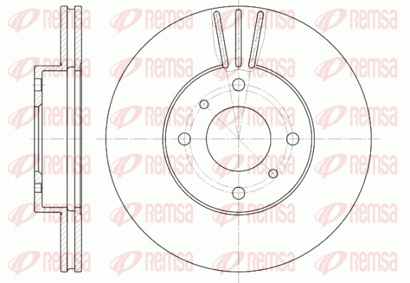 Brake Disc - 6610.10 REMSA