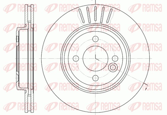 Brake Disc - 6624.10 REMSA