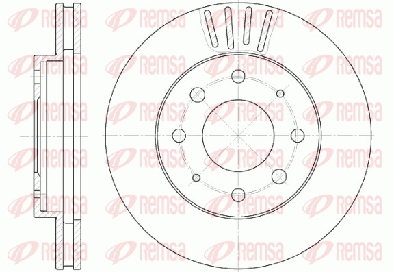 Brake Disc - 6625.10 REMSA