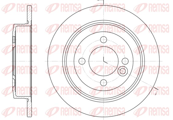 Brake Disc - 6629.00 REMSA