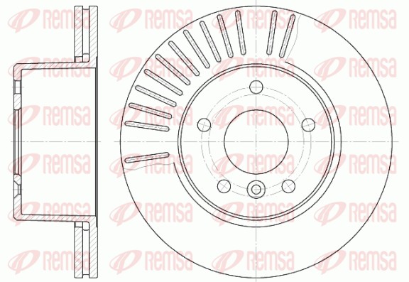 Brake Disc - 6638.10 REMSA