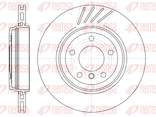 Brake Disc - 6645.10 REMSA