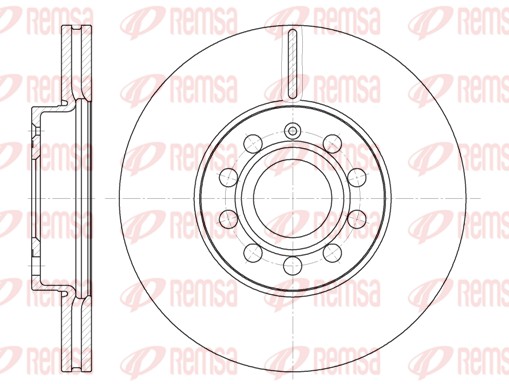 Brake Disc - 6648.10 REMSA