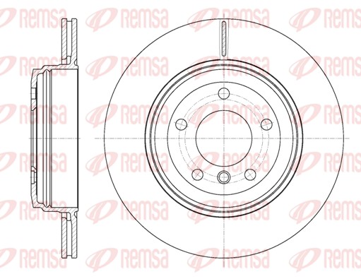 Brake Disc - 6654.10 REMSA
