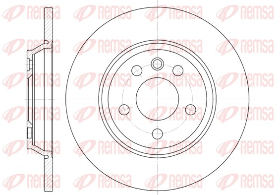 Brake Disc - 6659.00 REMSA