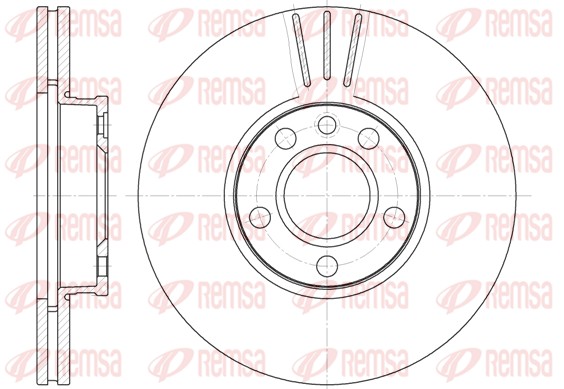 Brake Disc - 6660.10 REMSA