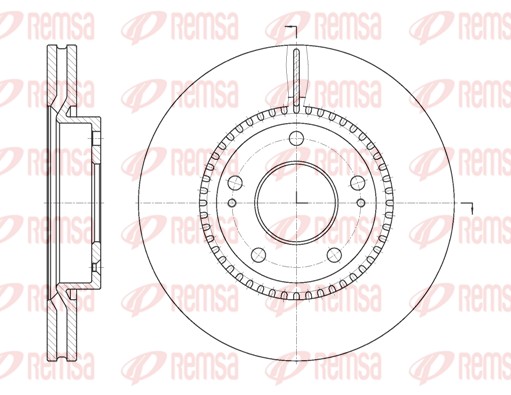 Brake Disc - 6663.10 REMSA
