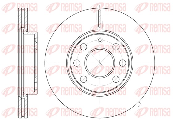 Brake Disc - 6665.10 REMSA