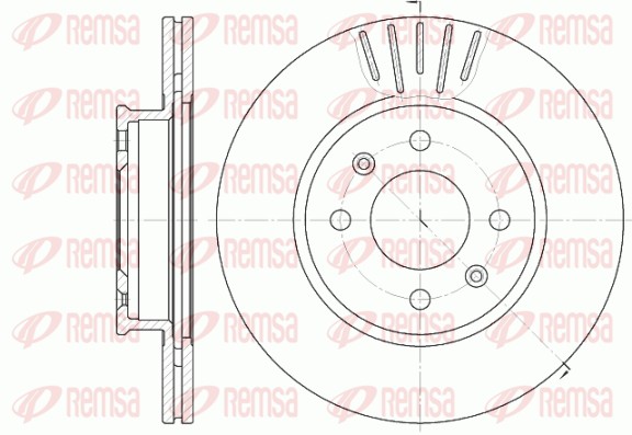 Brake Disc - 6666.10 REMSA