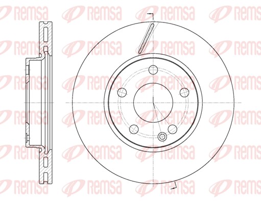 Brake Disc - 6675.10 REMSA