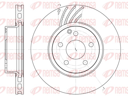 Brake Disc - 6677.10 REMSA