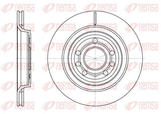 Brake Disc - 6686.10 REMSA
