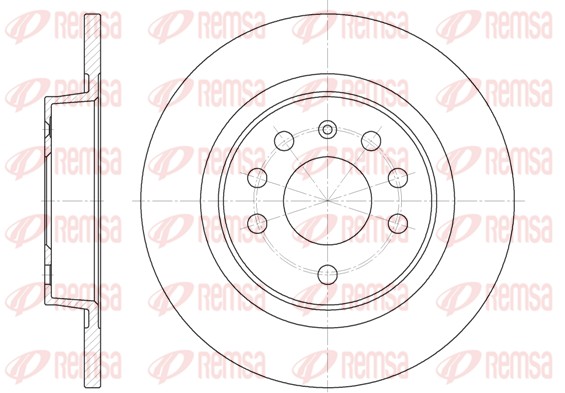 Brake Disc - 6688.00 REMSA