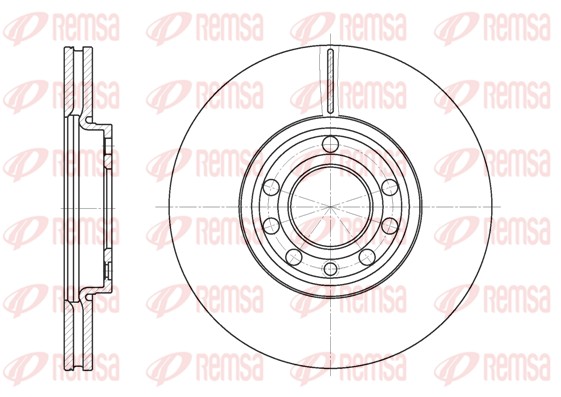 Brake Disc - 6689.10 REMSA