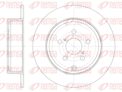 Brake Disc - 6700.00 REMSA