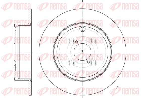 Brake Disc - 6705.00 REMSA