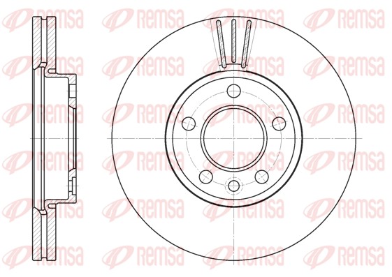 Brake Disc - 6708.10 REMSA