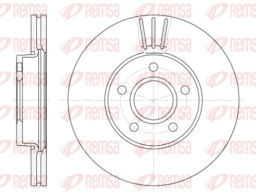 Brake Disc - 6710.10 REMSA