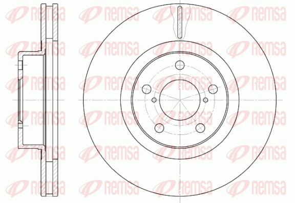 Brake Disc - 6715.10 REMSA