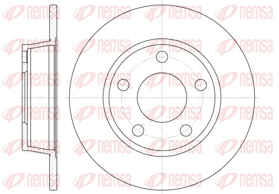 Brake Disc - 6723.00 REMSA