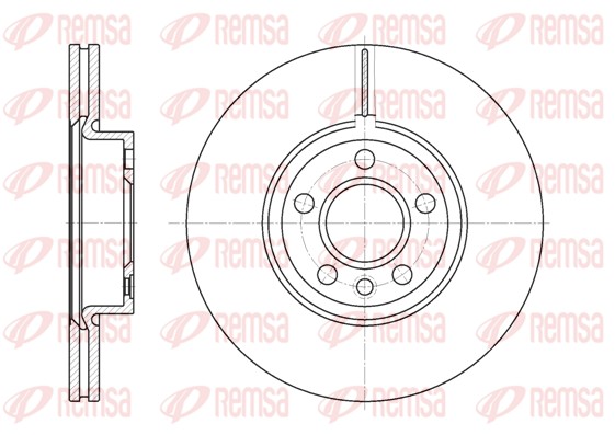 Brake Disc - 6728.10 REMSA