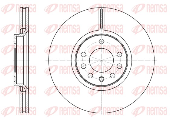 Brake Disc - 6729.10 REMSA