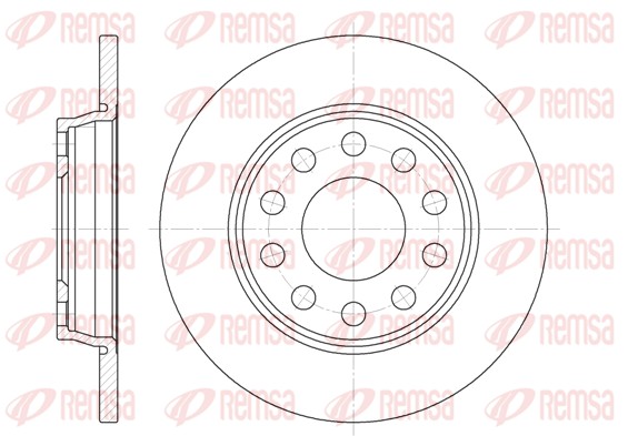 Brake Disc - 6731.00 REMSA