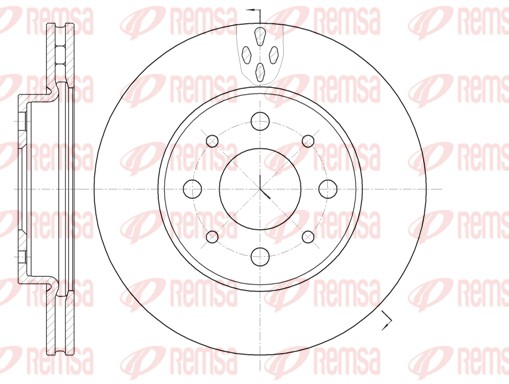 Brake Disc - 6745.10 REMSA