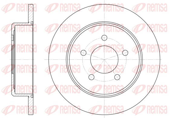 Brake Disc - 6746.00 REMSA