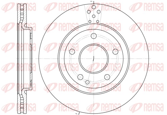Brake Disc - 6748.10 REMSA