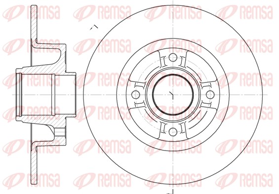 Brake Disc - 6750.00 REMSA