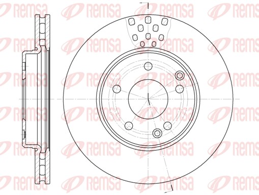 Brake Disc - 6751.10 REMSA