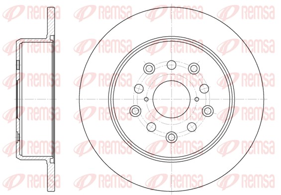 Brake Disc - 6752.00 REMSA