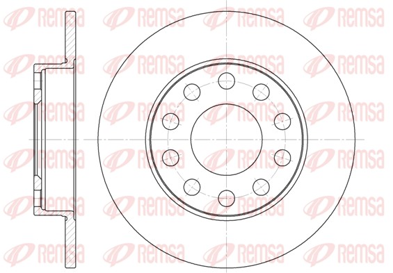 Brake Disc - 6753.00 REMSA
