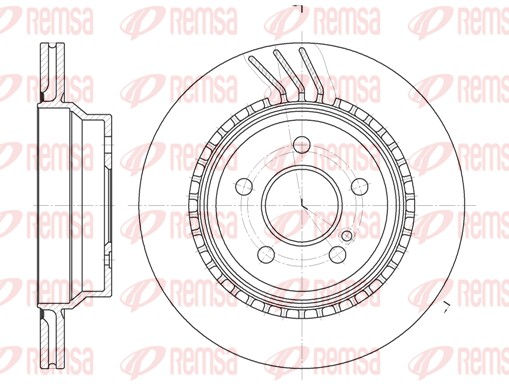 Brake Disc - 6760.10 REMSA